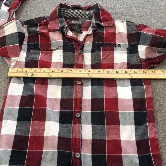 Kenneth Cole‎ Reaction Boy Sz 8/10 Checkered Button Shirt 100% Cotton - Picture 6 of 8